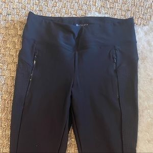 Athleta zip pocket leggings (M)